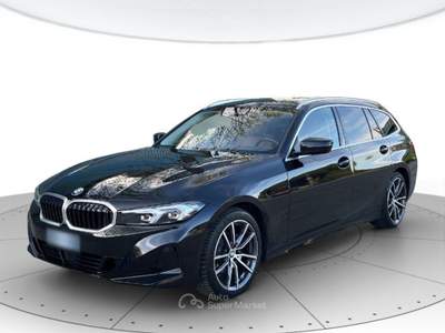 BMW Serie 3 318d Serie 3 318d touring mhev 48v auto + tetto apribile Nero usata San Vendemiano