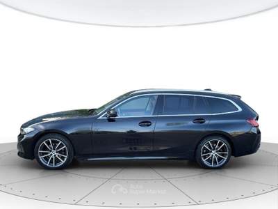 BMW Serie 3 318d Serie 3 318d touring mhev 48v auto + tetto apribile Nero usata San Vendemiano