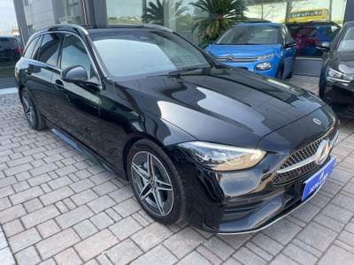 Mercedes-Benz Classe C d Mild hybrid AMG Line Premium Plus 9G-Tronic Station Wagon Nero usata Sarego