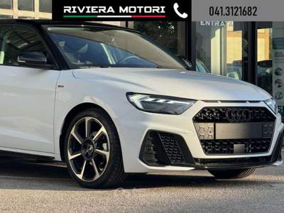 Audi A1 SPB 30 TFSI S tronic Black Line Bianco usata Dolo