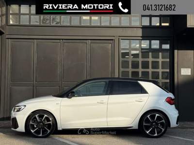 Audi A1 SPB 30 TFSI S tronic Black Line Bianco usata Dolo