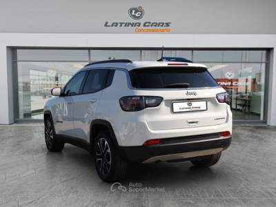Jeep Compass 1.6 mjt Limited 2wd 130cv Telecamera e CarPlay Bianco usata Latina
