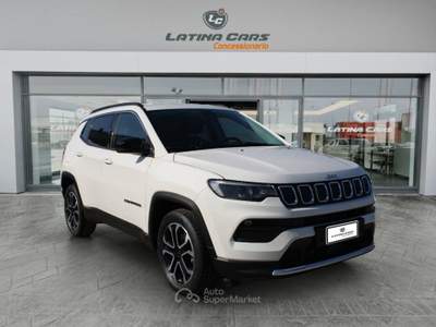 Jeep Compass 1.6 mjt Limited 2wd 130cv Telecamera e CarPlay Bianco usata Latina