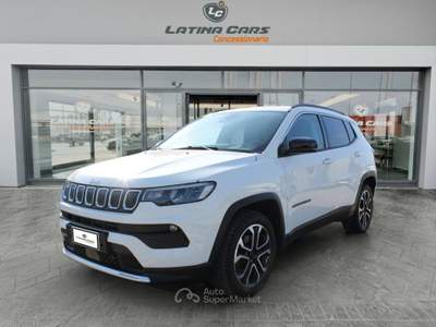 Jeep Compass 1.6 mjt Limited 2wd 130cv Telecamera e CarPlay Bianco usata Latina