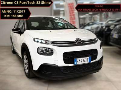 Citroen C3 Shine Ok Neopatentati Bianco usata Prato