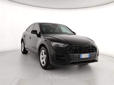 Audi Q5 I Sportback 2021 Sportback 35 2.0 tdi mhev 12V Business Advanced s-tronic Nero usata Caserta