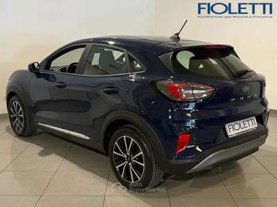 Ford Puma 1.0 ECOBOOST HYBRID 125 CV S&S TITANIUM Blu/Azzurro usata Manerbio