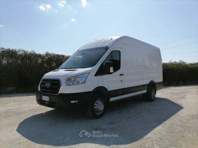 Ford Transit 350 tr.post. 2.0 tdci MHEV 170cv jumbo trend L4H3 E6.2 Bianco usata Roma