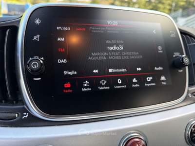 Fiat 500 500 1.0 hybrid Hey Google 70cv Nero usata Varese