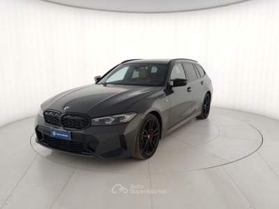 BMW Serie 3 340d M340d xDrive 48V Touring auto Grigio usata Massa