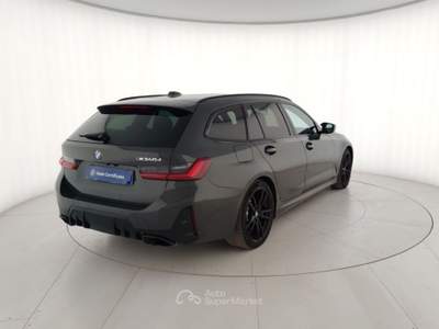 BMW Serie 3 340d M340d xDrive 48V Touring auto Grigio usata Massa