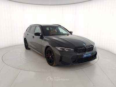 BMW Serie 3 340d M340d xDrive 48V Touring auto Grigio usata Massa
