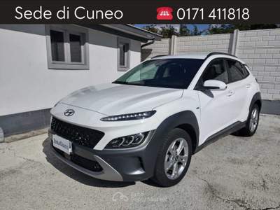 Hyundai Kona Kona 1.0 t-gdi 48v xline safety pack 120cv Bianco usata Cuneo