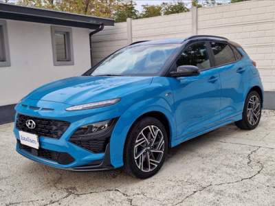 Hyundai Kona Kona 1.0 t-gdi 48v nline 120cv Blu/Azzurro usata San Secondo di Pinerolo