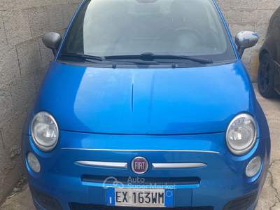 Fiat 500 Vendo o scambio Blu/Azzurro usata Assemini