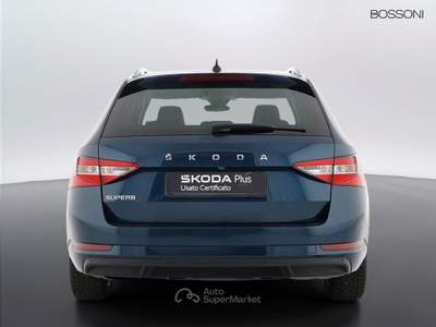 Skoda Superb wagon 2.0 tdi evo scr 150cv style dsg Blu/Azzurro usata Orzinuovi