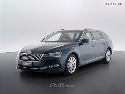 Skoda Superb wagon 2.0 tdi evo scr 150cv style dsg Blu/Azzurro usata Orzinuovi