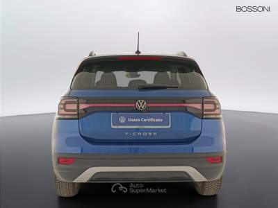 Volkswagen T-Cross 1.0 tsi 95cv style Blu/Azzurro usata Orzinuovi