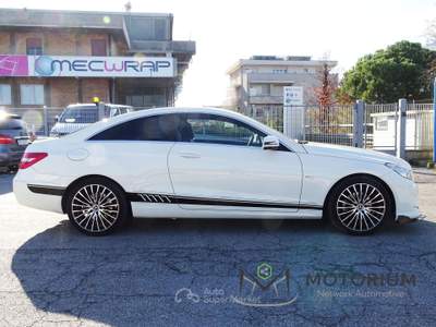 Mercedes-Benz Classe E CDI Coupé BlueEFFICIENCY Avantgarde Bianco usata Cesena