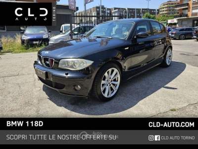 BMW Serie 1 118d 118 118 d cat 5 porte Nero usata Torino BMW Serie 1 118d 118 118 d cat 5 porte Nero usata Torino