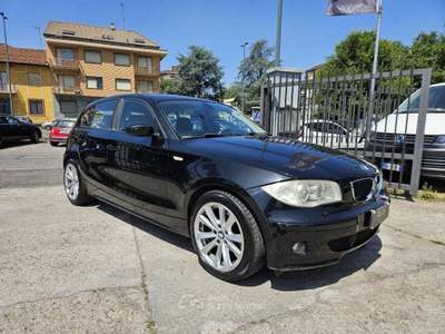 BMW Serie 1 118d 118 118 d cat 5 porte Nero usata Torino