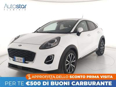 Ford Puma 1.0 ecoboost h Titanium s&s 125cv Bianco usata Roma Ford Puma 1.0 ecoboost h Titanium s&s 125cv Bianco usata Roma