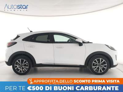 Ford Puma 1.0 ecoboost h Titanium s&s 125cv Bianco usata Roma