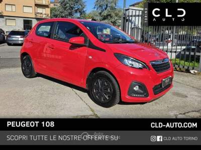 Peugeot 108 VTi 68 5 porte Rosso usata Torino