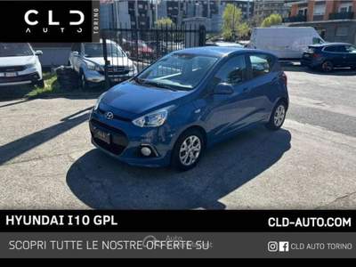 Hyundai i10 1.0 LPGI Econext Sound Edition Blu/Azzurro usata Torino