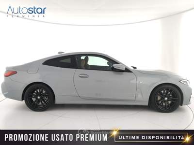 BMW Serie 4 430d 430d Coupe mhev 48V xdrive Msport auto Grigio usata Roma