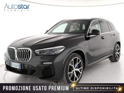 BMW X5 xdrive40d mhev 48V Msport auto Nero usata Roma