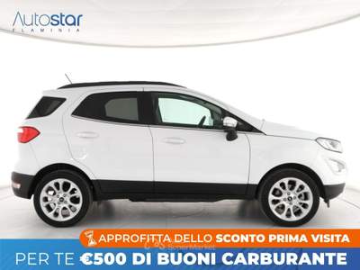 Ford EcoSport 1.0 ecoboost Titanium s&s 125cv my20.25 Bianco usata Roma