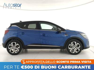 Renault Captur 1.6 E-Tech hybrid Intens 145cv auto Blu/Azzurro usata Roma