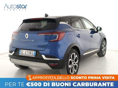 Renault Captur 1.6 E-Tech hybrid Intens 145cv auto Blu/Azzurro usata Roma