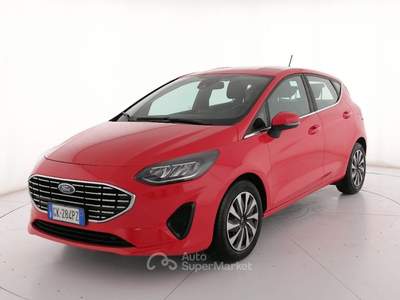 Ford Fiesta 5p 1.0 ecoboost h Titanium 125cv Rosso usata Roma