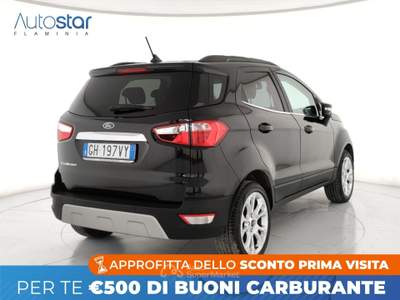 Ford EcoSport 1.0 ecoboost Titanium s&s 125cv Nero usata Roma