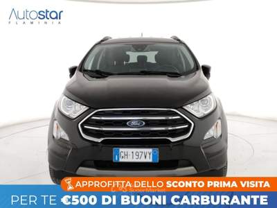 Ford EcoSport 1.0 ecoboost Titanium s&s 125cv Nero usata Roma