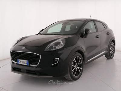 Ford Puma 1.0 ecoboost h Titanium s&s 125cv Nero usata Roma Ford Puma 1.0 ecoboost h Titanium s&s 125cv Nero usata Roma
