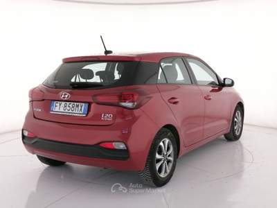 Hyundai i20 II 2018 1.2 mpi Connectline 75cv 5p Rosso usata Roma
