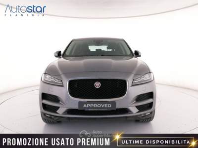 Jaguar F-Pace 2.0d Prestige awd 180cv auto Grigio usata Roma