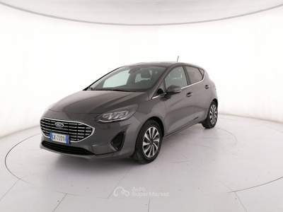 Ford Fiesta 5p 1.0 ecoboost h Titanium 125cv Grigio usata Roma