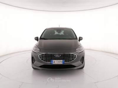 Ford Fiesta 5p 1.0 ecoboost h Titanium 125cv Grigio usata Roma
