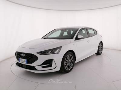 Ford Focus 1.0 ecoboost h ST-Line 125cv powershift Bianco usata Roma