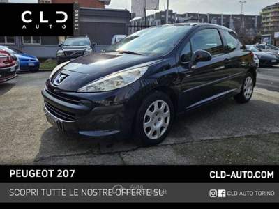 Peugeot 207 1.4 HDi 70CV 3p. ONE Line Nero usata Torino