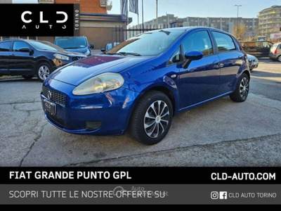 Fiat Grande Punto 1.2 5 porte GPL Blu/Azzurro usata Torino