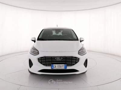Ford Fiesta 5p 1.1 Titanium Gpl 75cv Bianco usata Roma