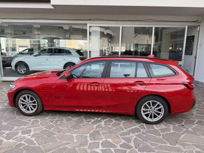 BMW Serie 3 316d 316 316d Touring mhev 48V Business Advantage auto UNICO PROPRIETARIO BELLISSIMA Rosso usata Cesano Maderno