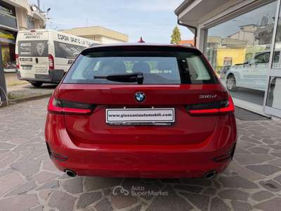 BMW Serie 3 316d 316 316d Touring mhev 48V Business Advantage auto UNICO PROPRIETARIO BELLISSIMA Rosso usata Cesano Maderno