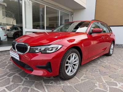 BMW Serie 3 316d 316 316d Touring mhev 48V Business Advantage auto UNICO PROPRIETARIO BELLISSIMA Rosso usata Cesano Maderno