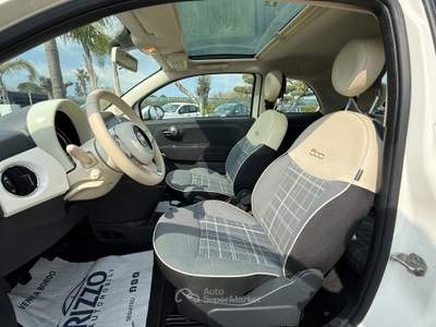 Fiat 500 1.2 Lounge Tetto Navi Bianco usata Mesagne